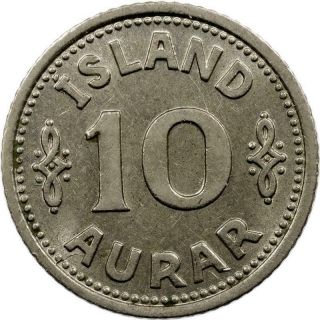 Iceland - 10 Aurar - 1940