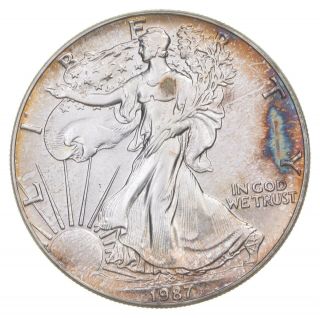 Better Date 1987 American Silver Eagle 1 Troy Oz.  999 Fine Silver 784