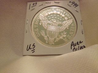 American Eagle Round.  999 Pure Troy Ounce