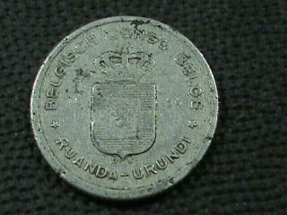Ruanda - Urundi,  Belgian Congo 50 Centimes 1954
