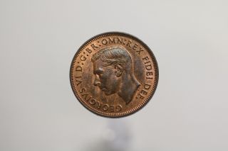Uk Gb Half Penny 1952 A97 Tz5896