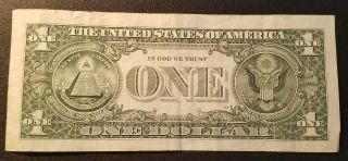 2013 FRN York,  NY 1 dollar FANCY low serial number B00007099E 5