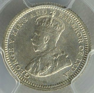 George V Hong Kong 5 Cents 1932 PCGS MS65 Silver 2