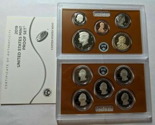 2019 S Us Proof Set - - 10 Coins San Francisco No Extra W Cent