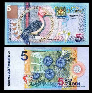 Suriname 5 Gulden 2000 P 146 Unc