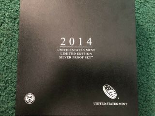 2014 - S U.  S.  Limited Edition Silver Proof Set W/