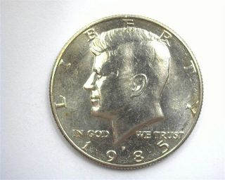 1985 - P Kennedy 50 Cents Gem,  Uncirculated,