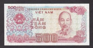 Vietnam - 500 Dong 1988 - Unc