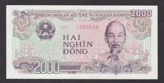 Vietnam - 2000 Dong 1988 - Unc