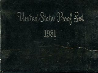 1981 - S United States Proof (6) Coin Set W/ Box