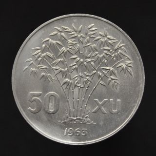 Vietnam,  South 50 Xu 1963.  km6.  1PCS.  Asia coin. 2