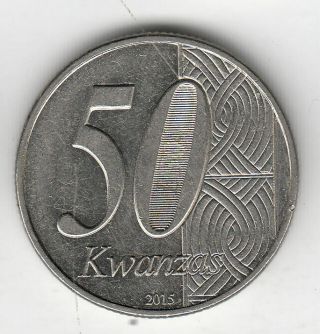 Angola 50 Knanzas 2015 Independence Unc 205h By Coinmountain