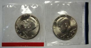 1988 - P And 1988 - D Gem Bu Kennedy Half Dollars In Cello Packs