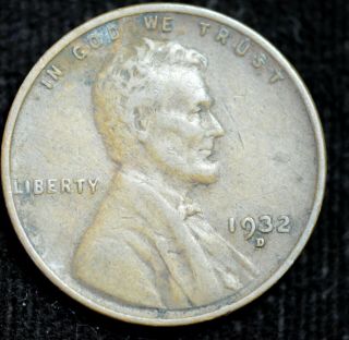 1932 D Lincoln Wheat Cent,  Penny,  Very Fine,  C4353