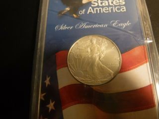 Uncirculated 2009 American Eagle Dollar Walking Liberty Us 1 Oz Fine Silver