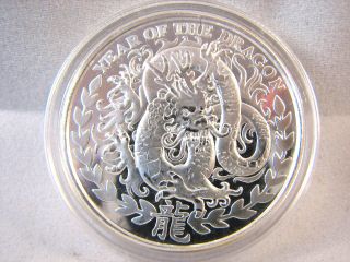 2012 Somalia 1 Ounce Silver Dragon 1000 Shillings Coin,  Airtite Somaliland