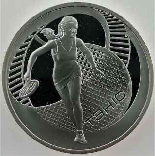 Belarusian Silver Coin 20 Rubles " Tennis " 2005