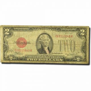 [ 566012] Banknote,  United States,  2 Dollars,  1928,  Vg (8 - 10)