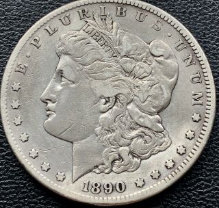 1890 Cc Morgan Dollar $1 Carson City Silver Higher Grade Xf Details 18575