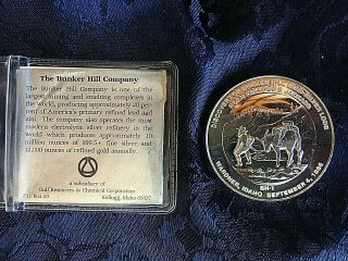 Bunker Hill Silver 1 Oz 999.  5 Fine W/ 1981