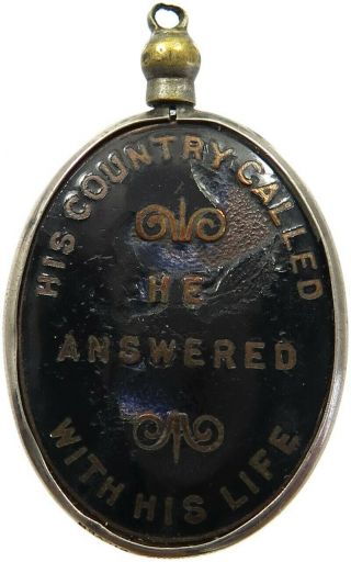 Great Britain Medal Ww1 Country Called He Answered With Life 40mm 7g P52 133