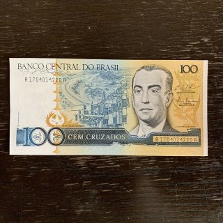 Brazil Banknote - 100 Cruzados - 1987 -