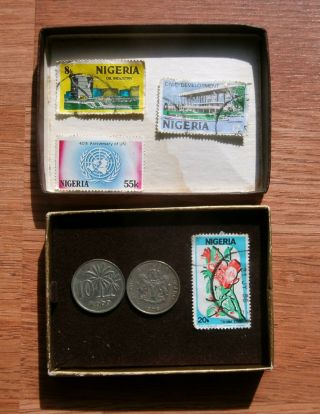 Nigerian Coins And Stamps