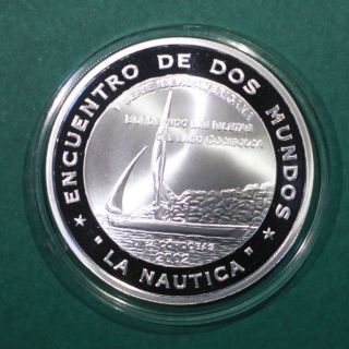 Nicaragua - V Serie Ibero - American - Encuentro De Dos Mundos 2003 Silver