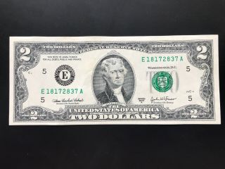 2003 A $2 Two Dollar Bill (richmond),  Circulated