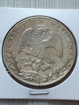 Republica Mexicana 8r 1886 - Silver Coin