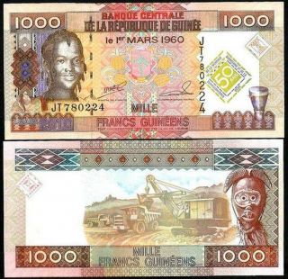 Guinea 1000 Francs 2010 Commemorative - Unc - Pick 43