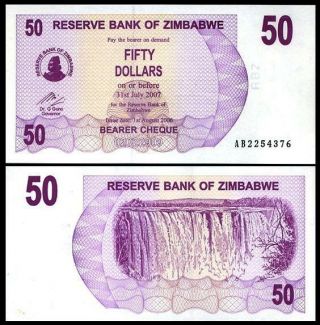 Zimbabwe 50 Dollars 2006 - Unc - Pick 41