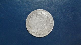 1809 Capped Bust Half Vf/xf Better Date Silver 50c Coin Starts At 99 Just Cents