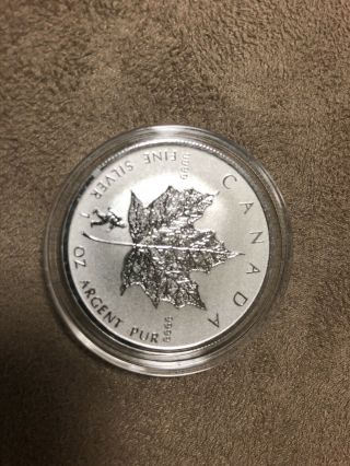 Bigfoot Privy - 2016 1 Oz Canadian Silver Maple Leaf Reverse Coin