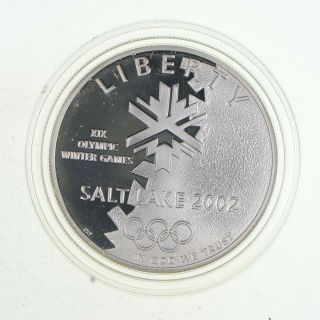Proof 2002 - P Salt Lake City Olympic Games Commemorative 90 Silver Dollar 143