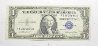 Crisp - 1935 - E United States Dollar Currency $1.  00 Silver Certificate 181