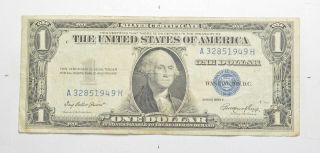 Crisp - 1935 - E United States Dollar Currency $1.  00 Silver Certificate 179