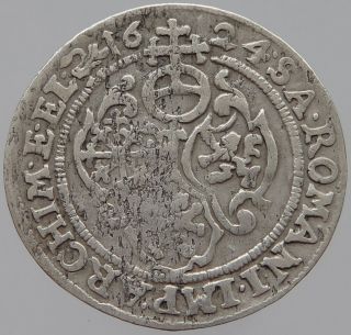 German States 1/24 Taler 1624 Sachsen Ky 527