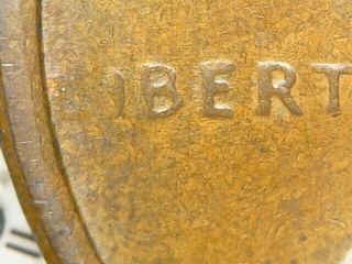 1971 D Lincoln Memorial Cent / Penny Missing L Error Great Coin