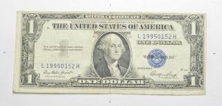 Crisp - 1935 - E United States Dollar Currency $1.  00 Silver Certificate 165