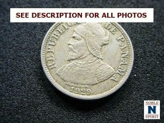Noblespirit (ct) Premium World Coins 1929 Panama 2 1/2 Cent Xf