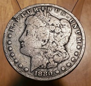 1880 - Cc Morgan Silver Dollar - - Carson City Rare Date