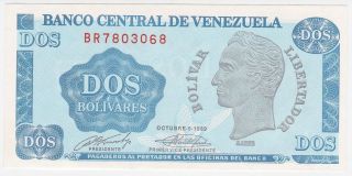 Venezuela P 69 - 2 Bolivares 1989 - Unc