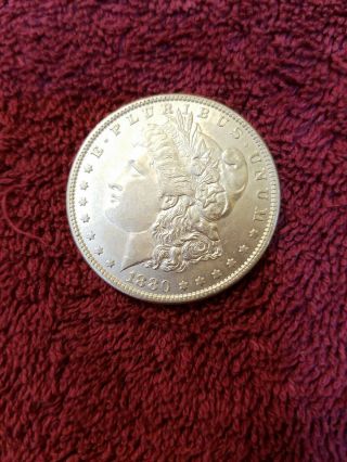 1880 - O Morgan Silver Dollar In Au.  505
