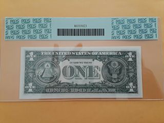 1963 - B $1 Dollar Federal Reserve Note York FR 1902 - B PCGS GEM 65 PPQ 2
