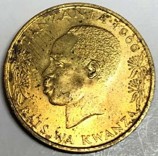 C9825 Tanzania Coin,  20 Senti 1966