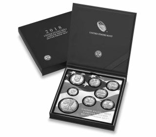 2018 S Limited Edition Silver Proof Set Limited Mintage 18RC IN HAND 3