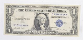 Crisp - 1935 - E United States Dollar Currency $1.  00 Silver Certificate 029