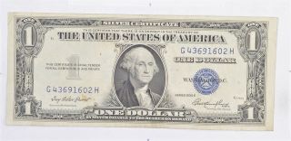 Crisp - 1935 - E United States Dollar Currency $1.  00 Silver Certificate 006