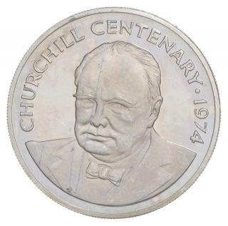 World Coin - 1974 Cayman Islands 25 Dollars - World Silver Coin - 51.  9g 163